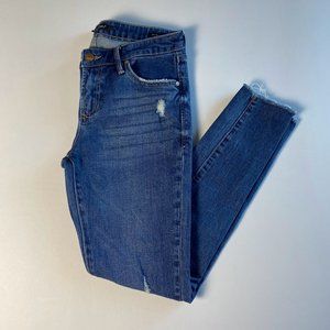 Dear John, blue mid rise Joyrich Comfort Skinny jeans, size 4/27